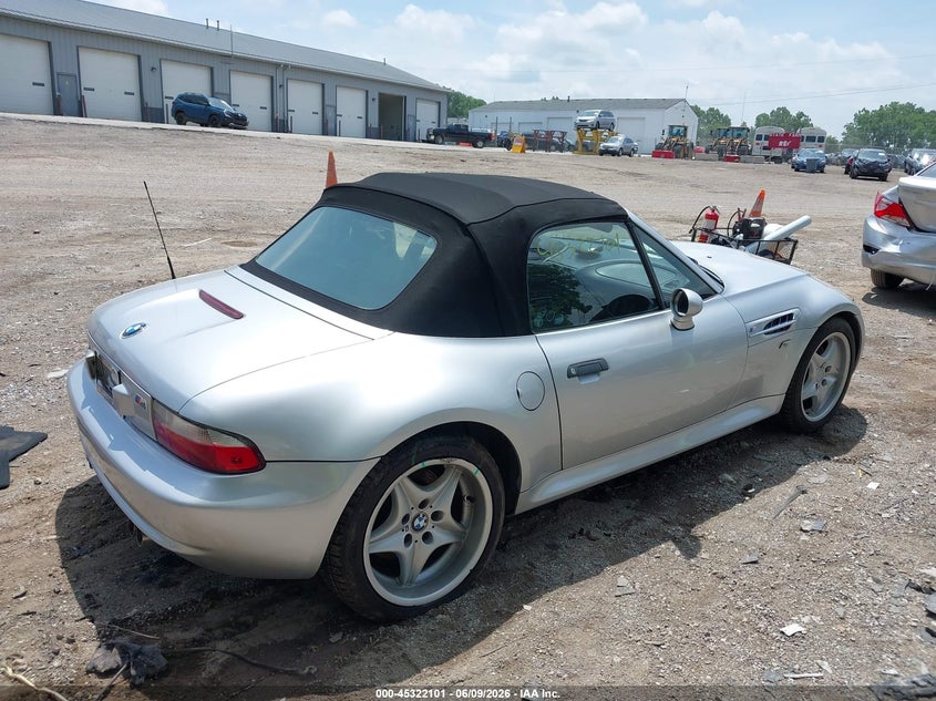 2000 BMW M VIN WBSCK9347YLC93198 IAAI salvage auction — REAR END, Clear (Indiana), sold $8,100 on 2026-07-08 (photo 4)
