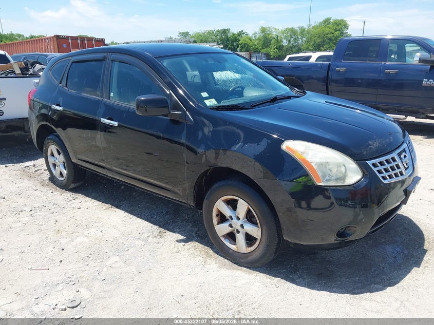 2010 Nissan Rogue sport VIN JN8AS5MV1AW148761 IAAI salvage auction — NORMAL WEAR, Clear (Tennessee), sold $250 on 2026-07-16 (photo 1)