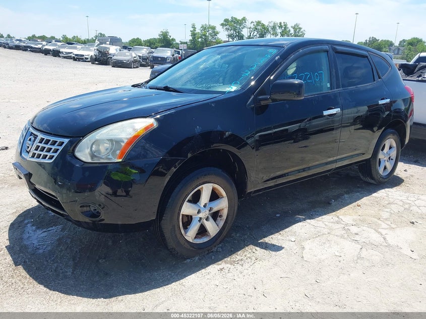 2010 Nissan Rogue sport VIN JN8AS5MV1AW148761 IAAI salvage auction — NORMAL WEAR, Clear (Tennessee), sold $250 on 2026-07-16 (photo 2)