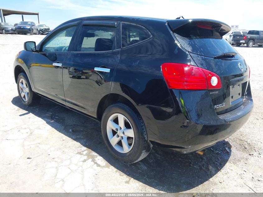 2010 Nissan Rogue sport VIN JN8AS5MV1AW148761 IAAI salvage auction — NORMAL WEAR, Clear (Tennessee), sold $250 on 2026-07-16 (photo 3)