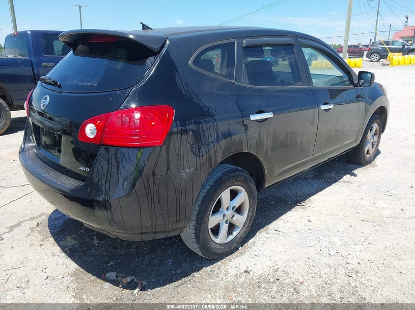 2010 Nissan Rogue sport VIN JN8AS5MV1AW148761 IAAI salvage auction — NORMAL WEAR, Clear (Tennessee), sold $250 on 2026-07-16 (photo 4)
