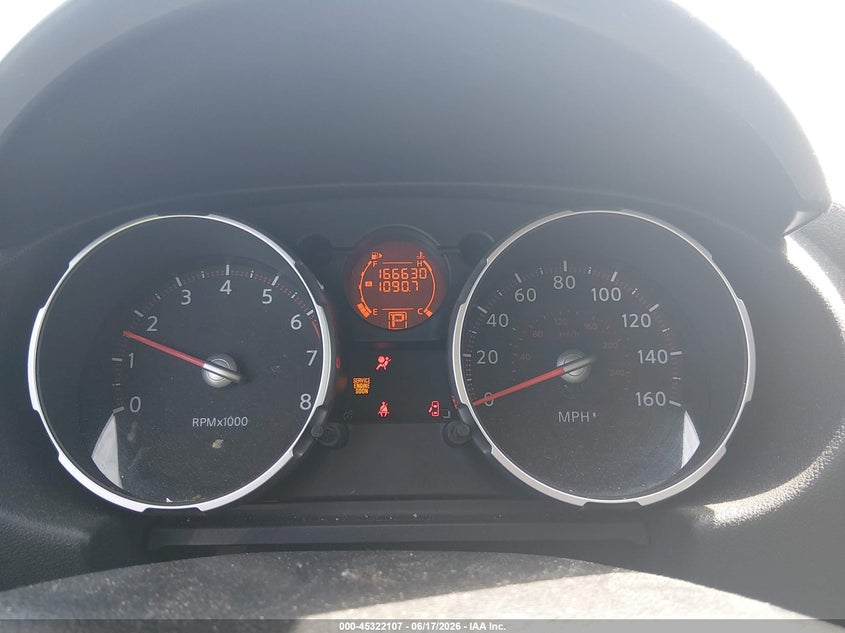 2010 Nissan Rogue sport VIN JN8AS5MV1AW148761 IAAI salvage auction — NORMAL WEAR, Clear (Tennessee), sold $250 on 2026-07-16 (photo 7)