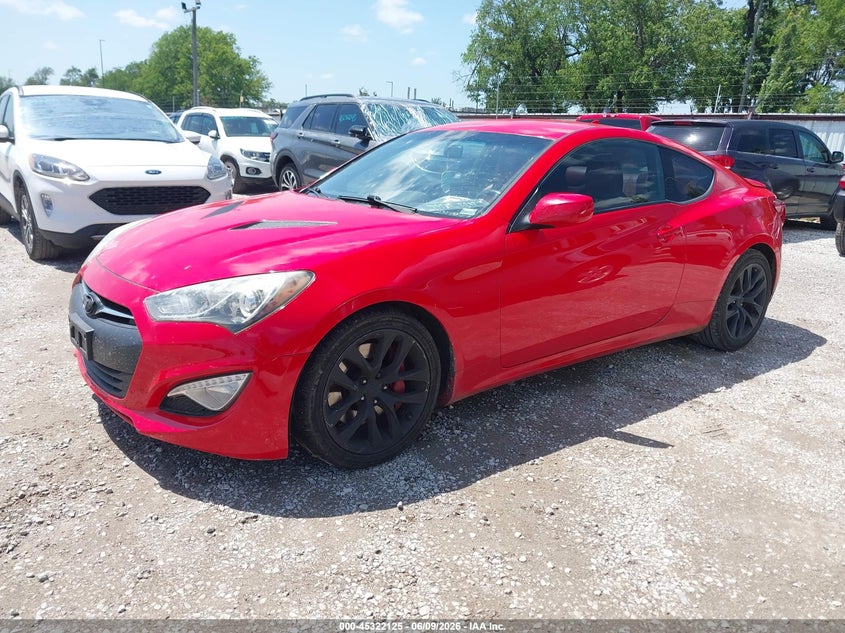 2013 Hyundai Genesis VIN KMHHU6KJ4DU092871 IAAI salvage auction — REAR END, Salvage (Missouri), sold $25 on 2026-07-30 (photo 2)