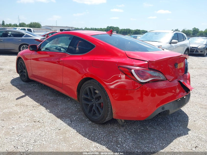 2013 Hyundai Genesis VIN KMHHU6KJ4DU092871 IAAI salvage auction — REAR END, Salvage (Missouri), sold $25 on 2026-07-30 (photo 3)
