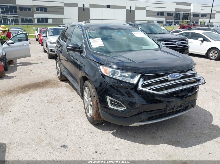 2016 Ford Edge VIN 2FMPK3K85GBB73921 IAAI salvage auction — FRONT END, Original (Texas), sold $1,950 on 2026-07-09 (photo 1)