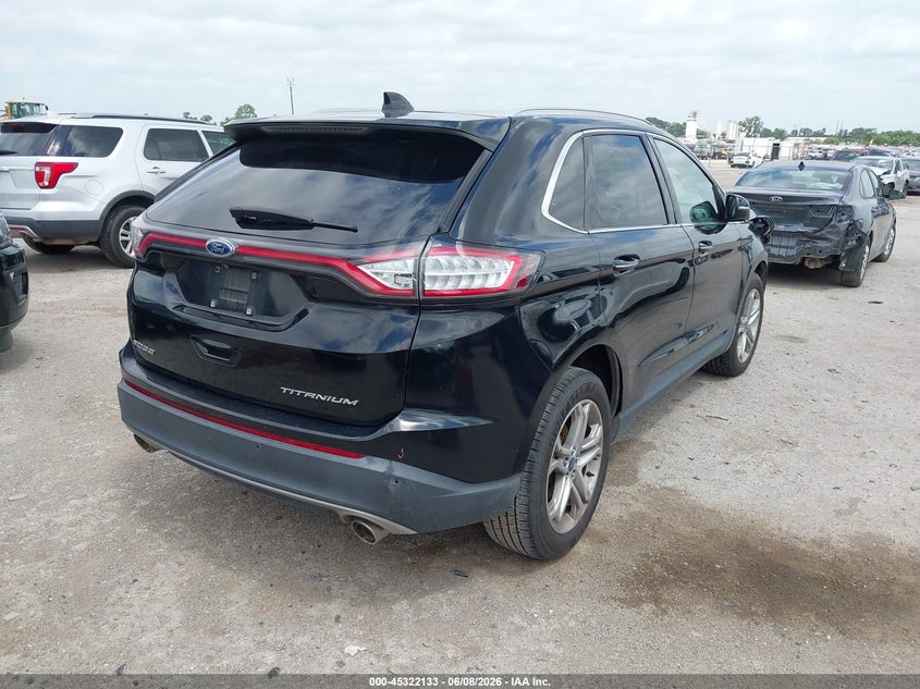 2016 Ford Edge VIN 2FMPK3K85GBB73921 IAAI salvage auction — FRONT END, Original (Texas), sold $1,950 on 2026-07-09 (photo 4)