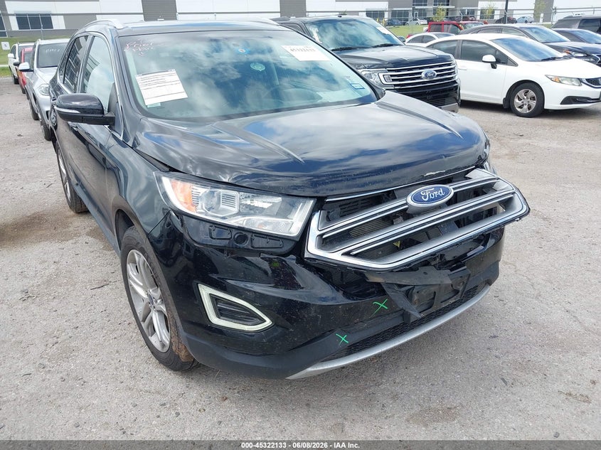 2016 Ford Edge VIN 2FMPK3K85GBB73921 IAAI salvage auction — FRONT END, Original (Texas), sold $1,950 on 2026-07-09 (photo 6)