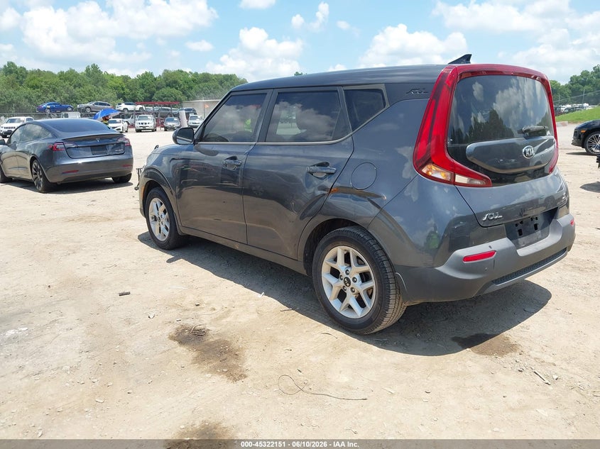 2020 Kia Soul VIN KNDJ23AU8L7736276 IAAI salvage auction — LEFT & RIGHT, Salvage Title, sold $2,350 on 2026-07-15 (photo 3)
