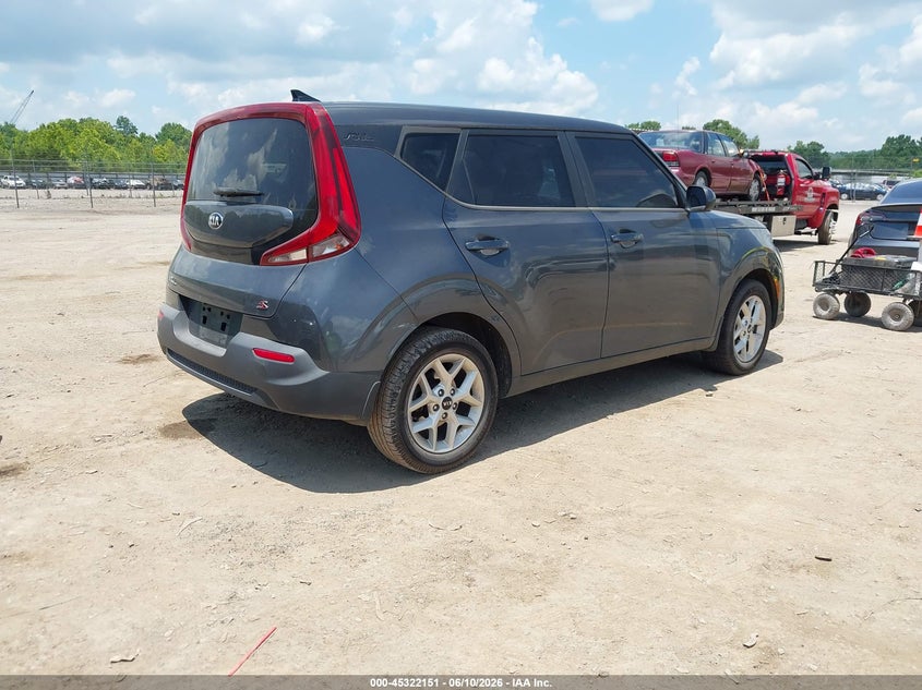 2020 Kia Soul VIN KNDJ23AU8L7736276 IAAI salvage auction — LEFT & RIGHT, Salvage Title, sold $2,350 on 2026-07-15 (photo 4)
