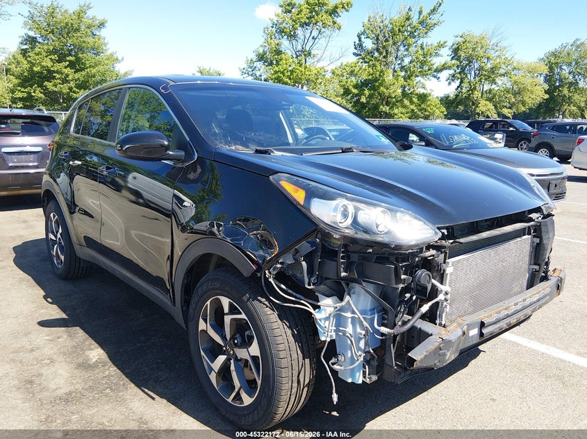 2020 Kia Sportage VIN KNDPMCAC9L7833322 IAAI salvage auction — FRONT END, Salvage (New Jersey), sold $4,550 on 2026-07-24 (photo 1)