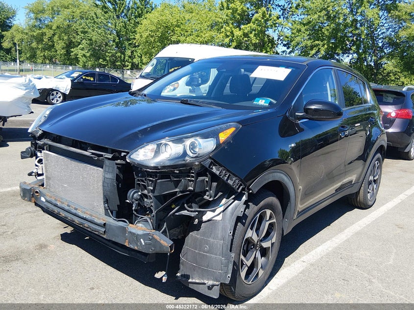 2020 Kia Sportage VIN KNDPMCAC9L7833322 IAAI salvage auction — FRONT END, Salvage (New Jersey), sold $4,550 on 2026-07-24 (photo 2)