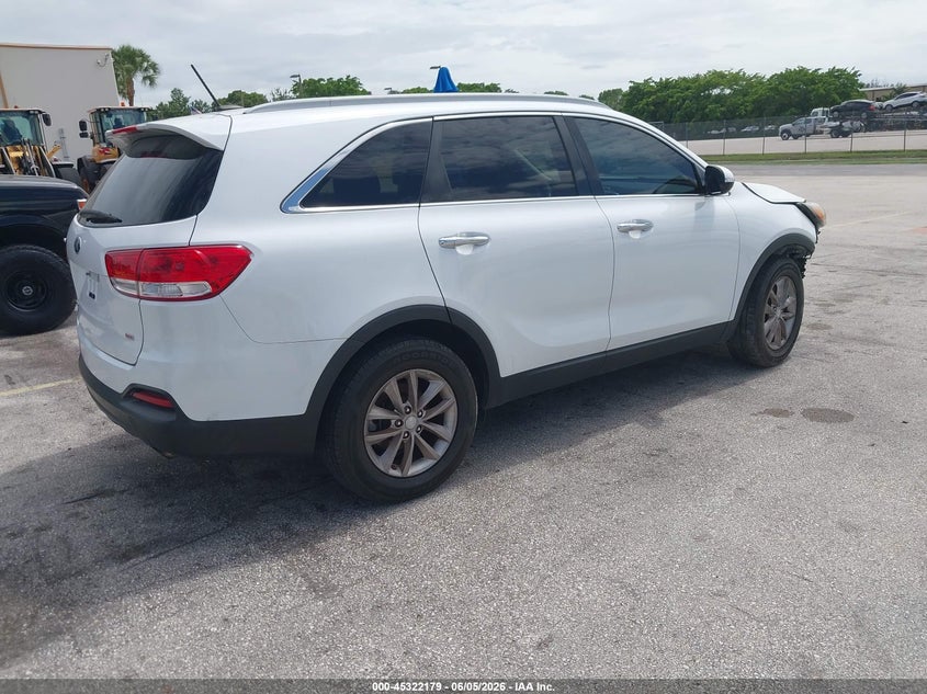2017 Kia Sorento VIN 5XYPG4A33HG248811 IAAI salvage auction — FRONT END, Clear (Florida), sold $1,350 on 2026-07-15 (photo 4)