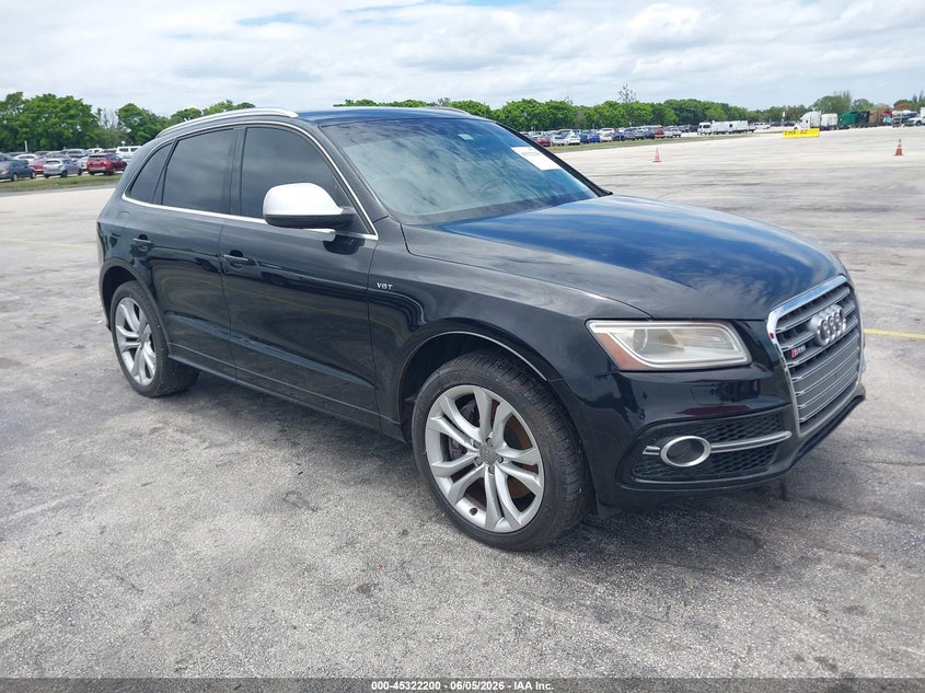 2014 Audi Sq5 VIN WA1CGAFP4EA025014 IAAI salvage auction — NORMAL WEAR, Clear (Florida), sold $1,700 on 2026-07-16 (photo 1)