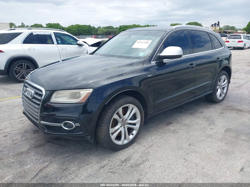 2014 Audi Sq5 VIN WA1CGAFP4EA025014 IAAI salvage auction — NORMAL WEAR, Clear (Florida), sold $1,700 on 2026-07-16 (photo 2)