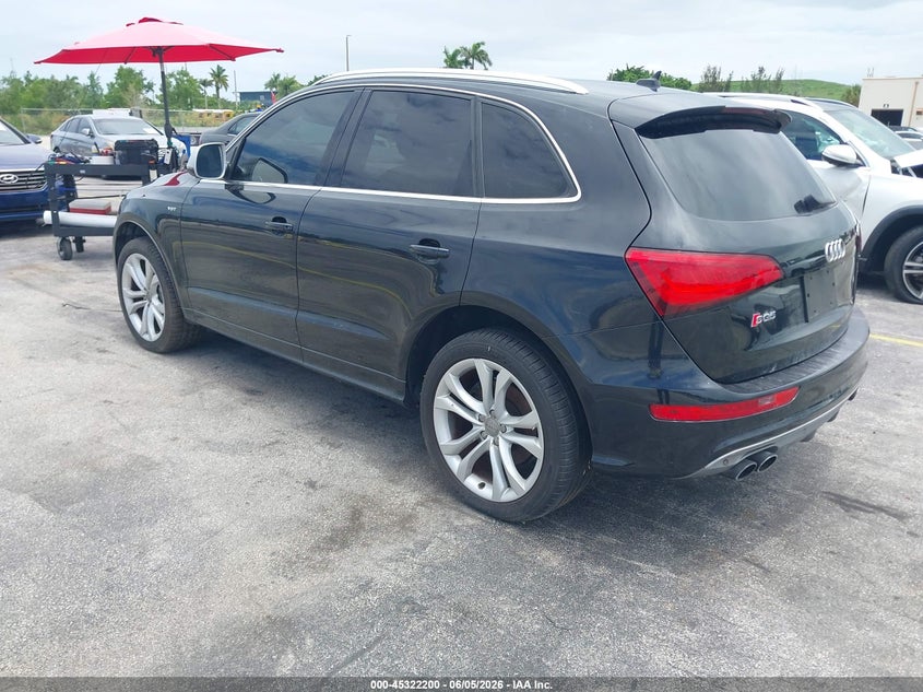 2014 Audi Sq5 VIN WA1CGAFP4EA025014 IAAI salvage auction — NORMAL WEAR, Clear (Florida), sold $1,700 on 2026-07-16 (photo 3)