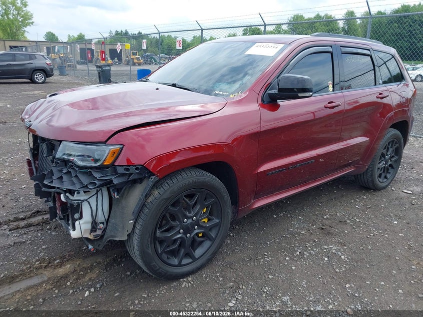 2021 Jeep Grand cherokee VIN 1C4RJFBG8MC768184 IAAI salvage auction — FRONT END, Salvage Title, sold $8,300 on 2026-07-12 (photo 2)