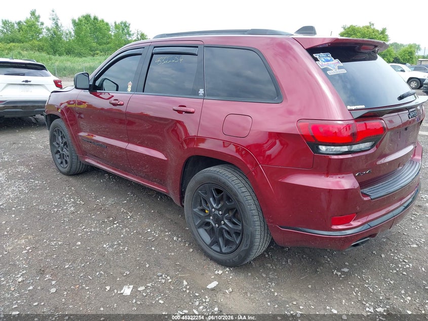 2021 Jeep Grand cherokee VIN 1C4RJFBG8MC768184 IAAI salvage auction — FRONT END, Salvage Title, sold $8,300 on 2026-07-12 (photo 3)