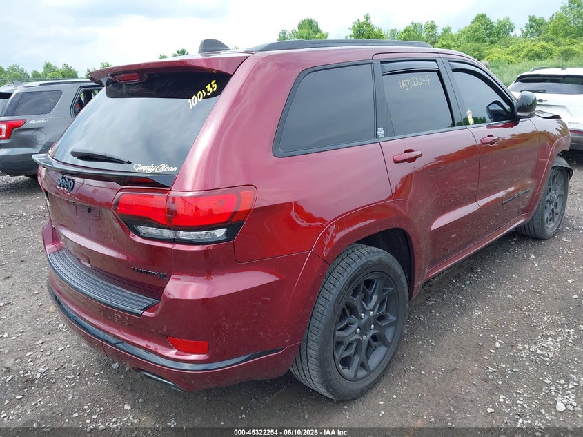 2021 Jeep Grand cherokee VIN 1C4RJFBG8MC768184 IAAI salvage auction — FRONT END, Salvage Title, sold $8,300 on 2026-07-12 (photo 4)