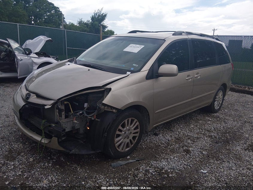 2008 Toyota Sienna VIN 5TDZK22CX8S223188 IAAI salvage auction — FRONT END, Salvage (Kentucky), sold $275 on 2026-07-15 (photo 2)