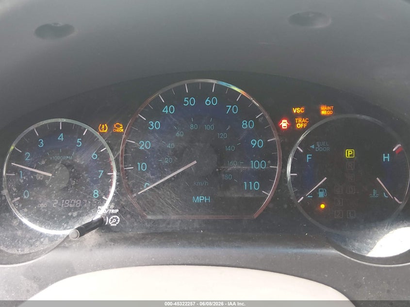 2008 Toyota Sienna VIN 5TDZK22CX8S223188 IAAI salvage auction — FRONT END, Salvage (Kentucky), sold $275 on 2026-07-15 (photo 7)