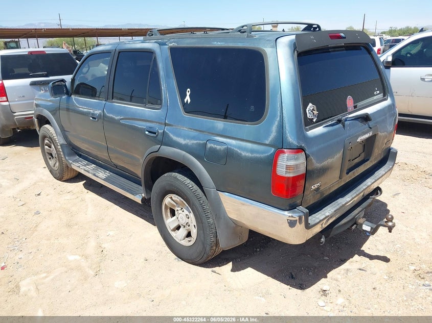 1996 Toyota 4runner VIN JT3HN86R7T0041677 IAAI salvage auction — NORMAL WEAR, Clear-Dealer Only (Arizona), sold $575 on 2026-07-09 (photo 3)