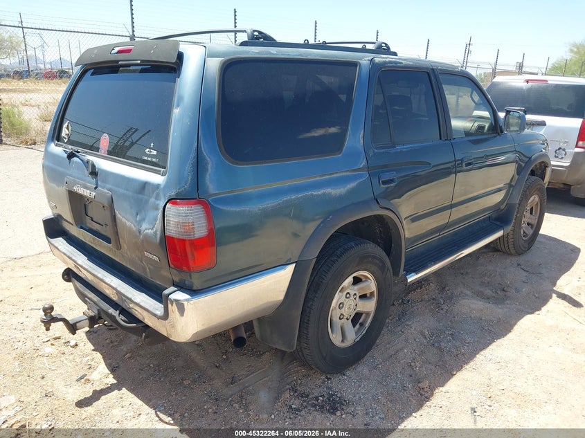 1996 Toyota 4runner VIN JT3HN86R7T0041677 IAAI salvage auction — NORMAL WEAR, Clear-Dealer Only (Arizona), sold $575 on 2026-07-09 (photo 4)