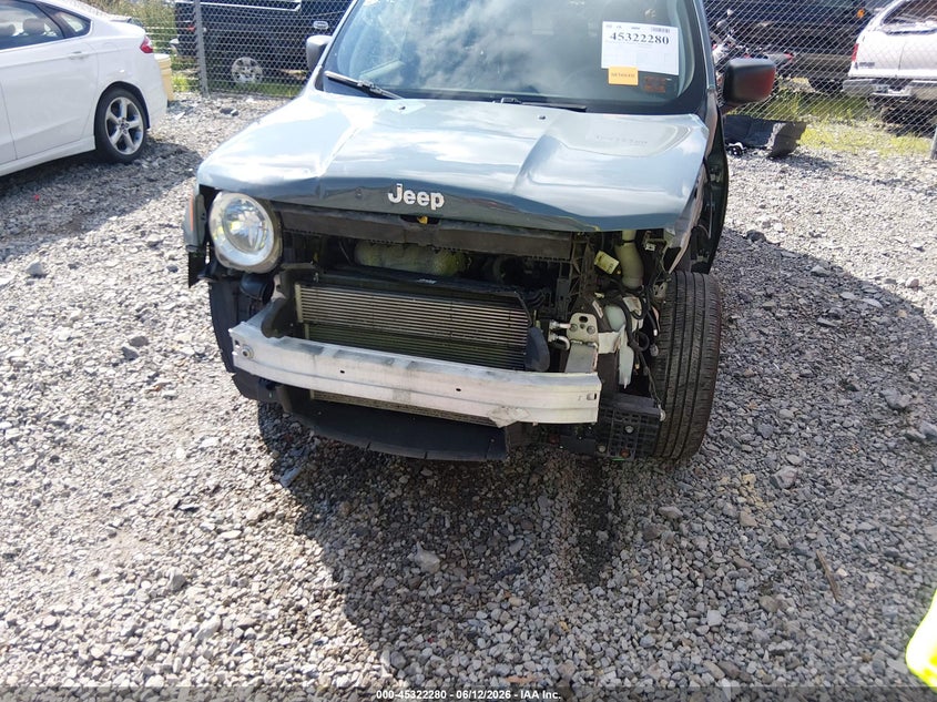 2018 Jeep Renegade VIN ZACCJBAB8JPH19207 IAAI salvage auction — FRONT END, Salvage (West Virginia), sold $1,500 on 2026-07-24 (photo 6)