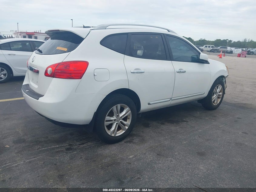 2012 Nissan Rogue VIN JN8AS5MT5CW251294 IAAI salvage auction — FRONT END, Salvage Title, sold $550 on 2026-07-09 (photo 4)