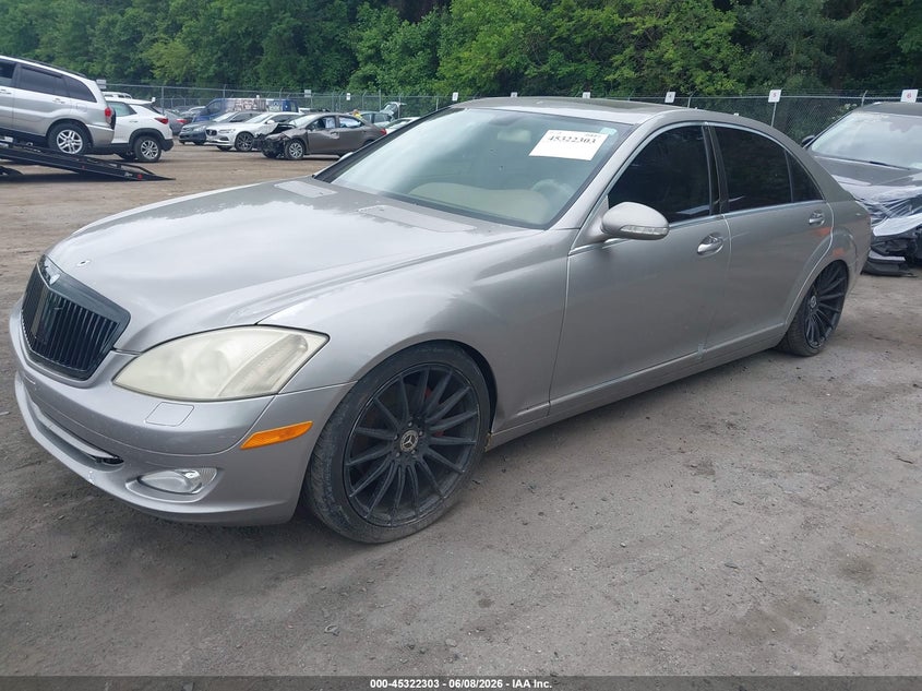 2007 Mercedes-benz S class VIN WDDNG71XX7A018635 IAAI salvage auction — NORMAL WEAR, Clear (Maryland), sold $550 on 2026-07-21 (photo 2)