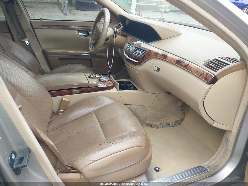 2007 Mercedes-benz S class VIN WDDNG71XX7A018635 IAAI salvage auction — NORMAL WEAR, Clear (Maryland), sold $550 on 2026-07-21 (photo 5)
