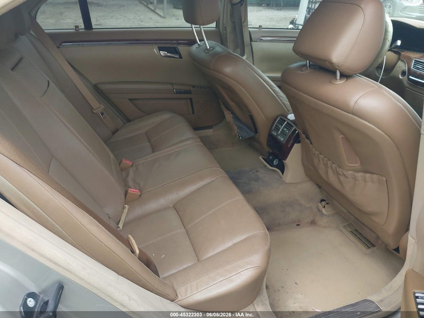 2007 Mercedes-benz S class VIN WDDNG71XX7A018635 IAAI salvage auction — NORMAL WEAR, Clear (Maryland), sold $550 on 2026-07-21 (photo 8)