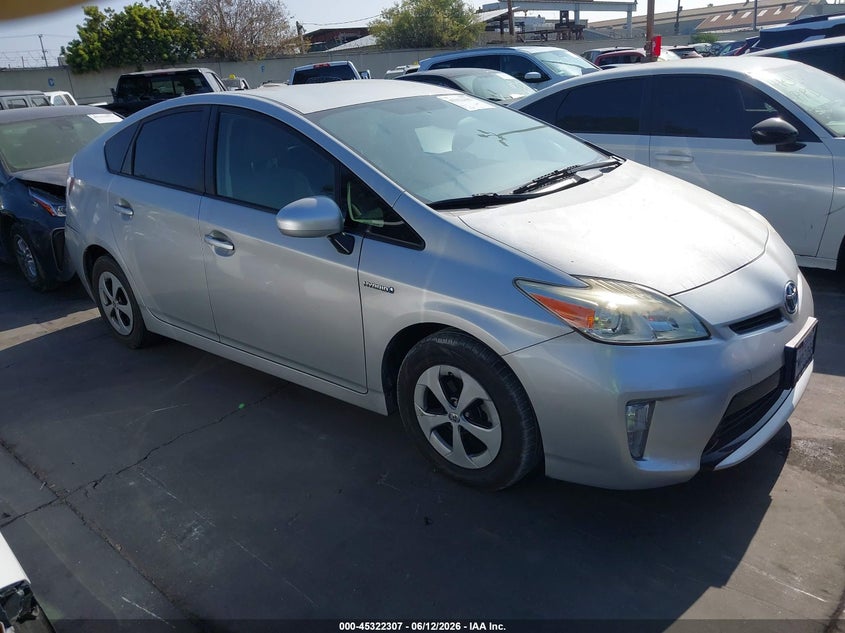 2015 Toyota Prius VIN JTDKN3DU8F0462064 IAAI salvage auction — LEFT SIDE, Salvage Certificate (California), sold $1,750 on 2026-07-08 (photo 1)