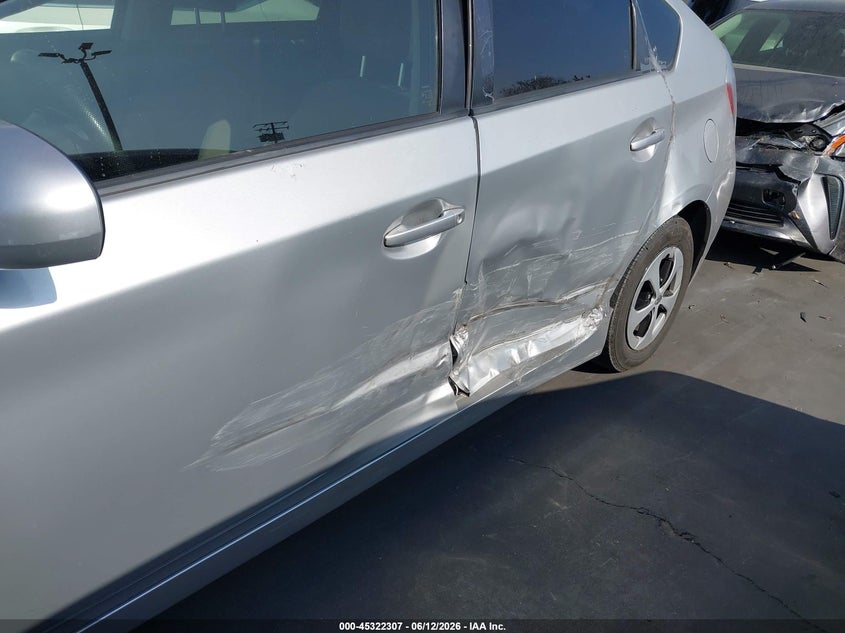 2015 Toyota Prius VIN JTDKN3DU8F0462064 IAAI salvage auction — LEFT SIDE, Salvage Certificate (California), sold $1,750 on 2026-07-08 (photo 6)