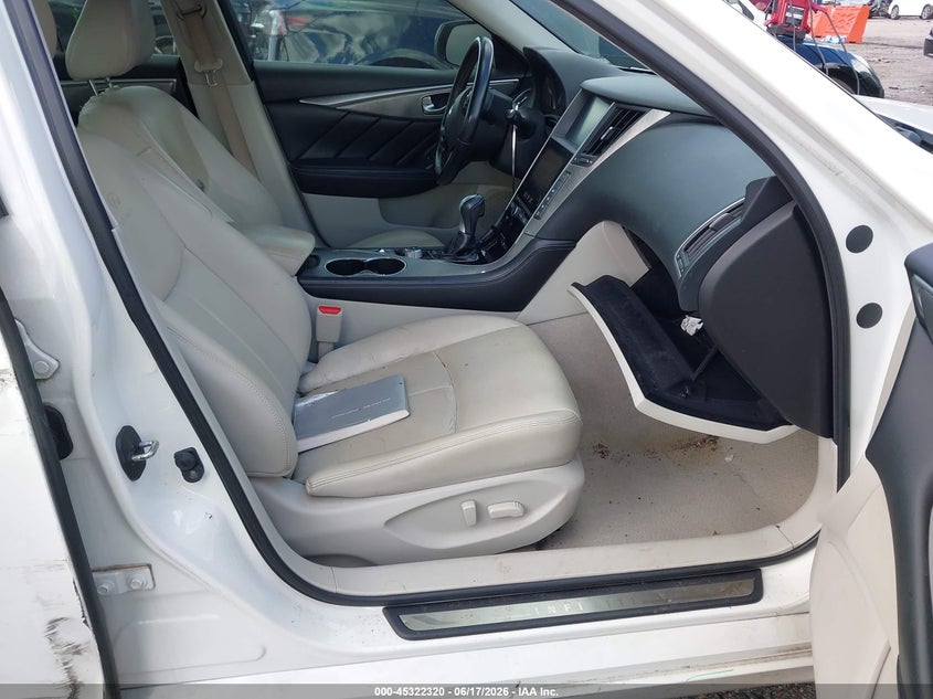 2014 Infiniti Q50 VIN JN1BV7AP7EM688385 IAAI salvage auction — RIGHT SIDE, Salvage (Georgia), sold $1,150 on 2026-07-15 (photo 5)