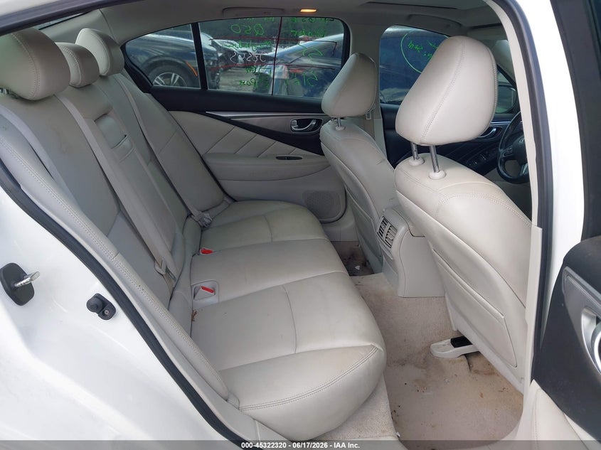 2014 Infiniti Q50 VIN JN1BV7AP7EM688385 IAAI salvage auction — RIGHT SIDE, Salvage (Georgia), sold $1,150 on 2026-07-15 (photo 8)