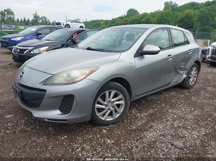 2012 Mazda 3 VIN JM1BL1L70C1571873 IAAI salvage auction — LEFT SIDE, Salvage Title, sold $400 on 2026-07-22 (photo 2)