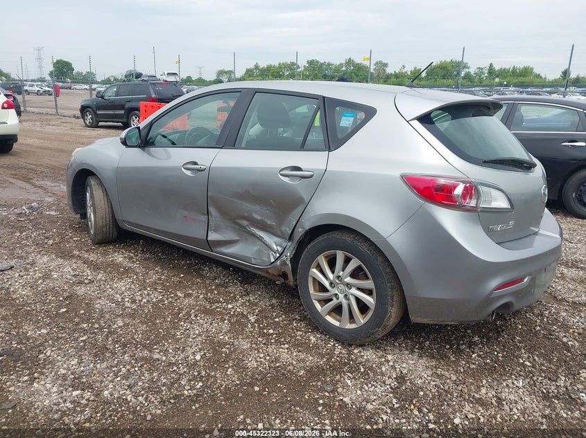 2012 Mazda 3 VIN JM1BL1L70C1571873 IAAI salvage auction — LEFT SIDE, Salvage Title, sold $400 on 2026-07-22 (photo 3)