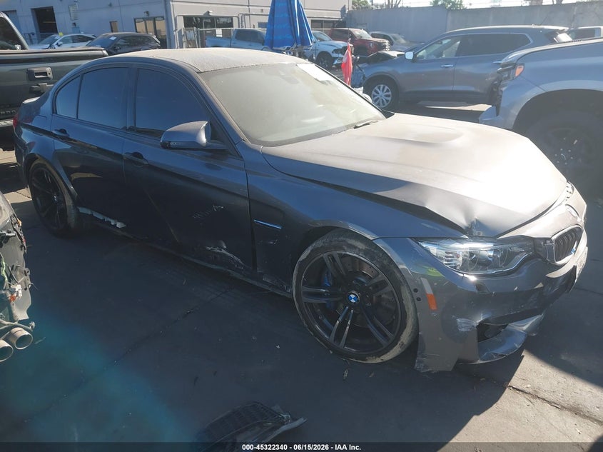 2015 BMW M3 VIN WBS3C9C58FJ276132 IAAI salvage auction — FRONT END, Salvage Title, sold $14,800 on 2026-07-22 (photo 1)