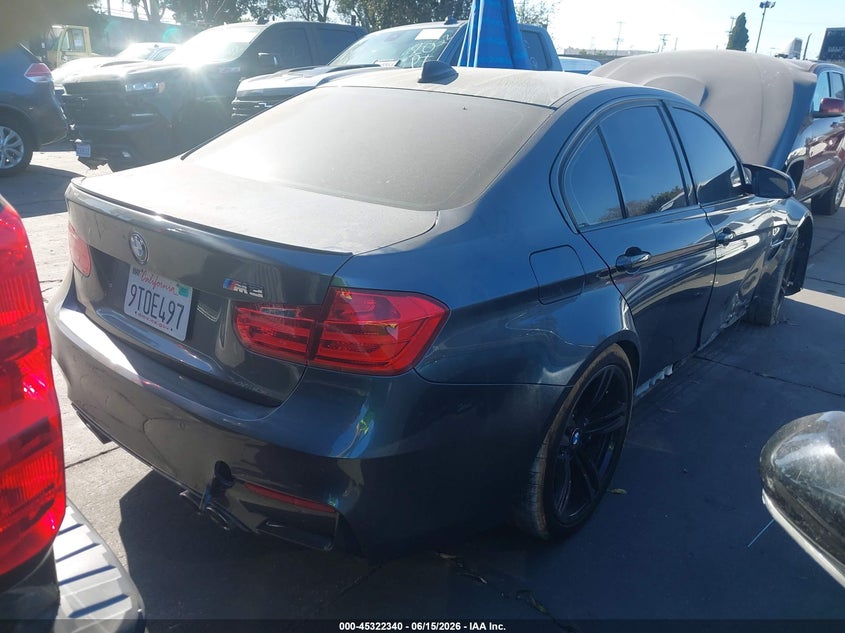 2015 BMW M3 VIN WBS3C9C58FJ276132 IAAI salvage auction — FRONT END, Salvage Title, sold $14,800 on 2026-07-22 (photo 4)