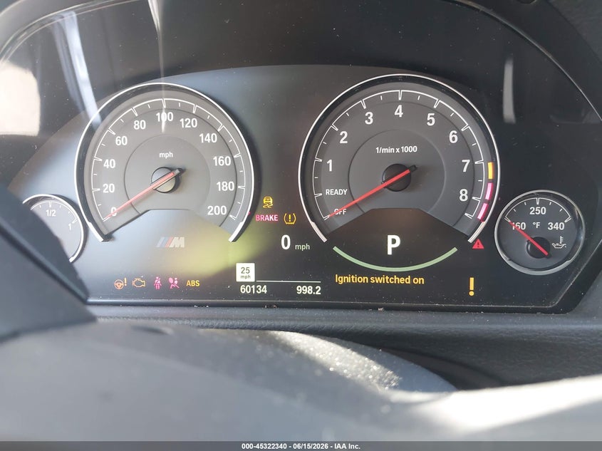 2015 BMW M3 VIN WBS3C9C58FJ276132 IAAI salvage auction — FRONT END, Salvage Title, sold $14,800 on 2026-07-22 (photo 7)