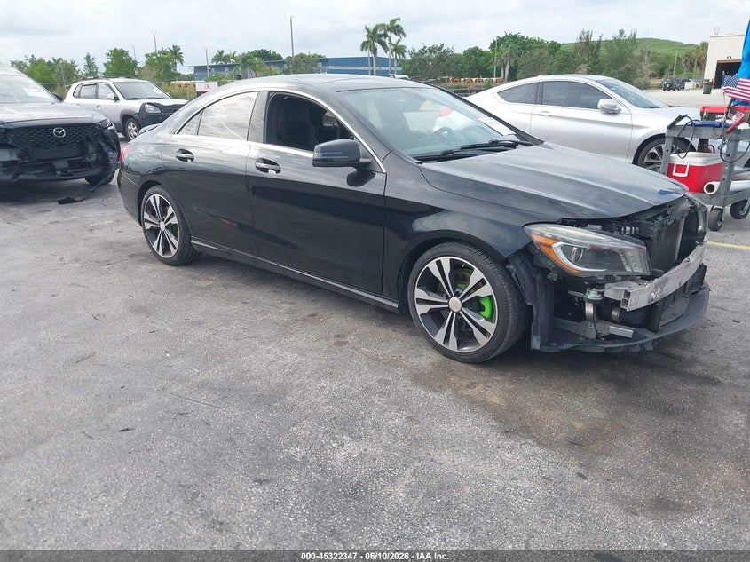 2014 Mercedes-benz Cla-klasse VIN WDDSJ4EB4EN044400 IAAI salvage auction — FRONT END, Rebuildable (Florida), sold $1,825 on 2026-07-09 (photo 1)