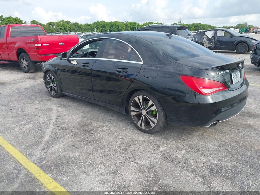 2014 Mercedes-benz Cla-klasse VIN WDDSJ4EB4EN044400 IAAI salvage auction — FRONT END, Rebuildable (Florida), sold $1,825 on 2026-07-09 (photo 3)