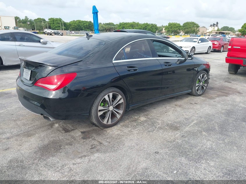 2014 Mercedes-benz Cla-klasse VIN WDDSJ4EB4EN044400 IAAI salvage auction — FRONT END, Rebuildable (Florida), sold $1,825 on 2026-07-09 (photo 4)
