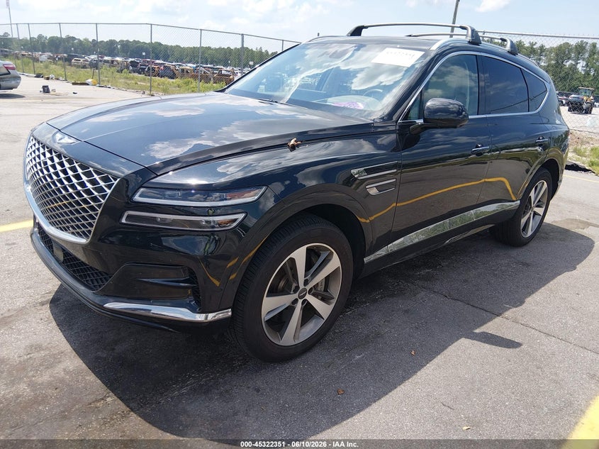 2022 Genesis Gv80 VIN KMUHCESC4NU075733 IAAI salvage auction — HAIL, Salvage (South Carolina), sold $18,050 on 2026-07-15 (photo 2)