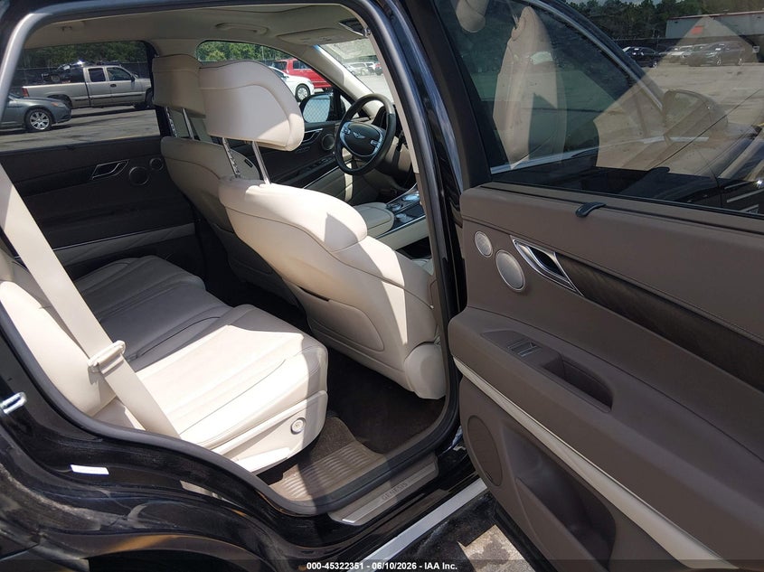 2022 Genesis Gv80 VIN KMUHCESC4NU075733 IAAI salvage auction — HAIL, Salvage (South Carolina), sold $18,050 on 2026-07-15 (photo 8)