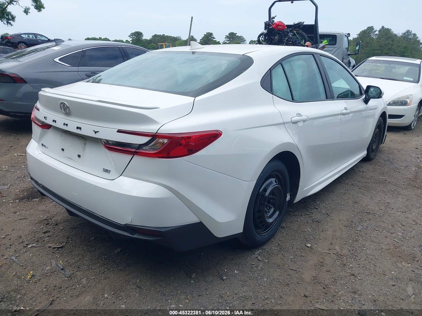 2026 Toyota Camry VIN 4T1DAACK0TU247142 IAAI salvage auction — LEFT SIDE, Clear (Virginia), sold $16,050 on 2026-08-03 (photo 4)