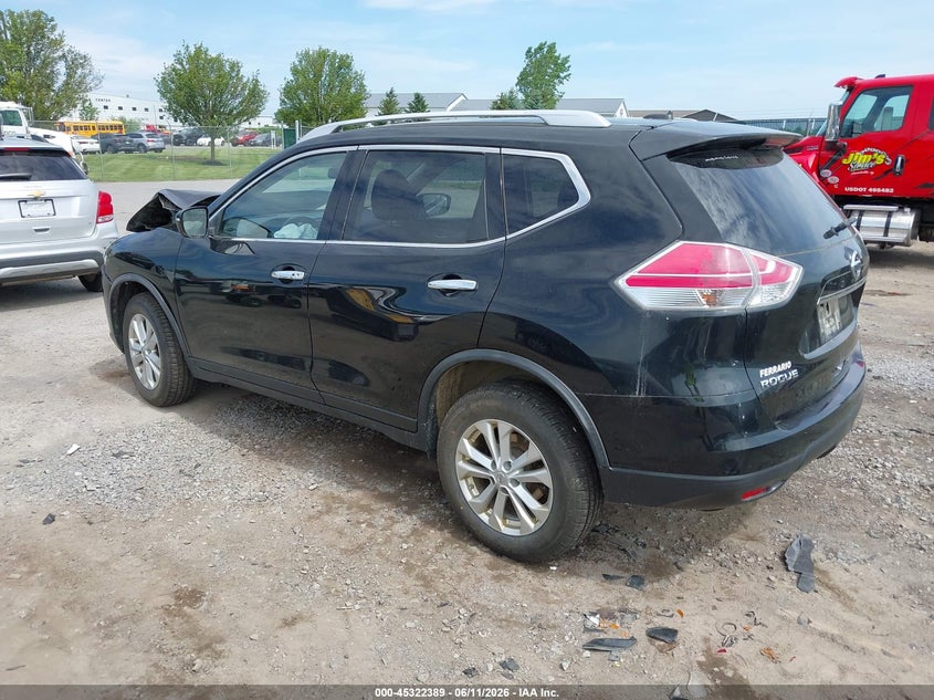 2016 Nissan Rogue VIN JN8AT2MV6GW139364 IAAI salvage auction — FRONT END, Salvage Title, sold $475 on 2026-07-14 (photo 3)