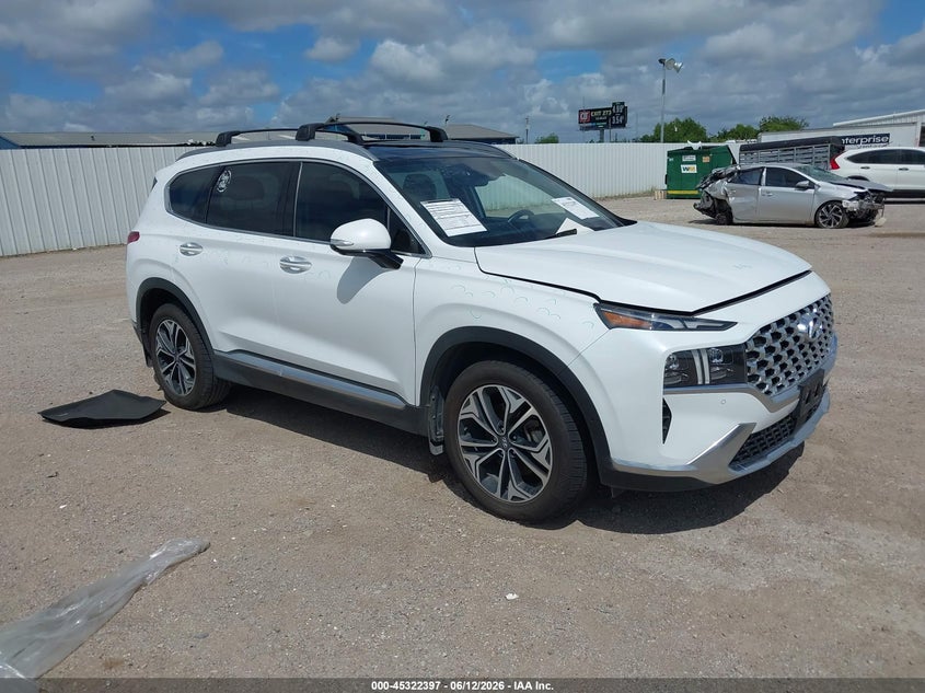 2021 Hyundai Santa fe VIN 5NMS44AL8MH318712 — IAAI salvage auction photo