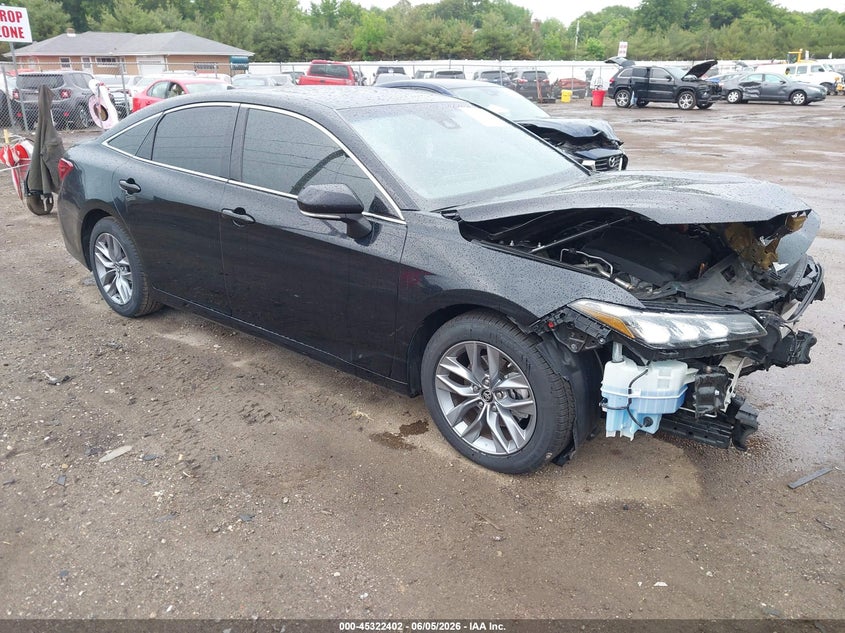 2019 Toyota Avalon VIN 4T1BZ1FBXKU037688 IAAI salvage auction — FRONT END, Salvage (Indiana), sold $8,800 on 2026-08-02 (photo 1)