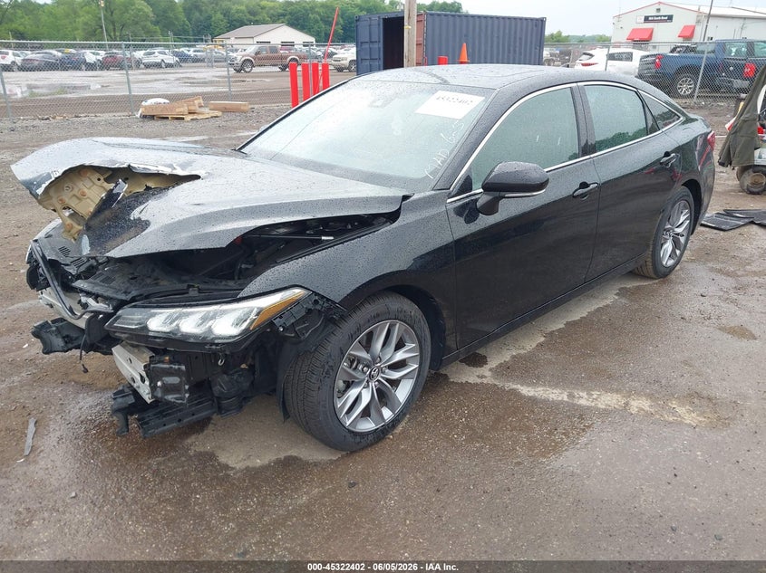 2019 Toyota Avalon VIN 4T1BZ1FBXKU037688 IAAI salvage auction — FRONT END, Salvage (Indiana), sold $8,800 on 2026-08-02 (photo 2)